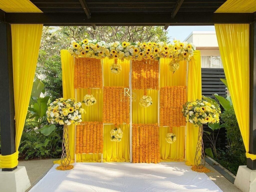 Indian wedding decor